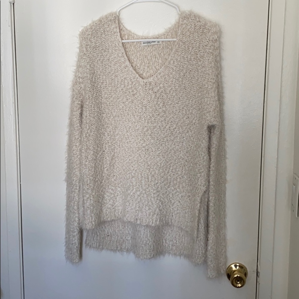 Beige knit sweater